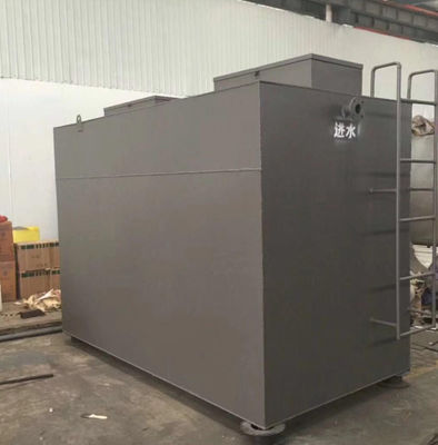 usine mobile de traitement des eaux résiduaires d'abattoir de volaille de poulet de 220V 50HZ